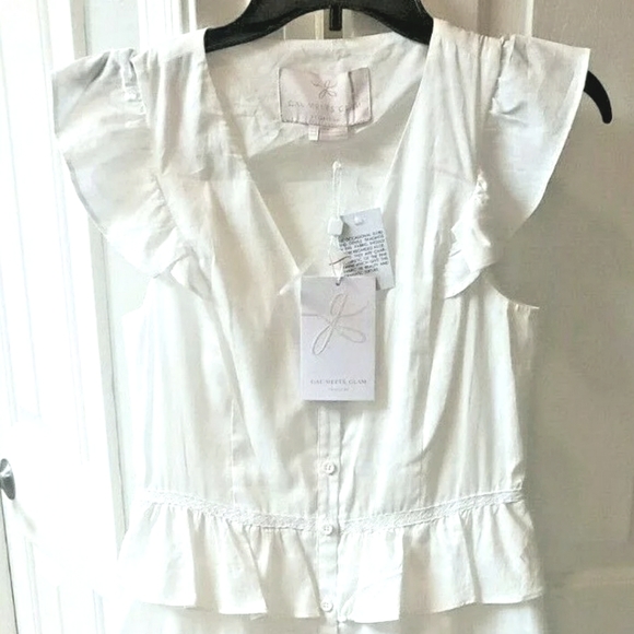 Gal Meets Glam Ann Ruffle Tiered Dress Size 10 NWT - Picture 5 of 8